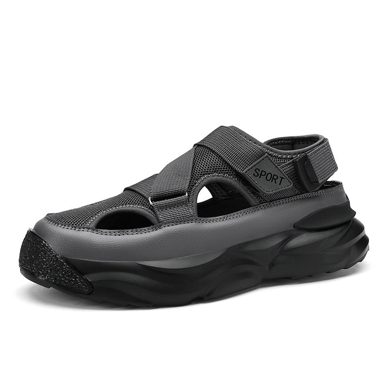 Men's Trendy Thick-Soled Velcro Casual Sandals