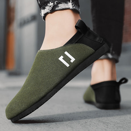 Men's Low-top Solid Color Lazy Casual Shoes