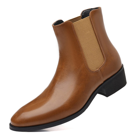 Men's Leather British Style Chelsea Boots