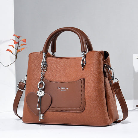 Women's Leathe Trendy Hand & Shoulder Bag