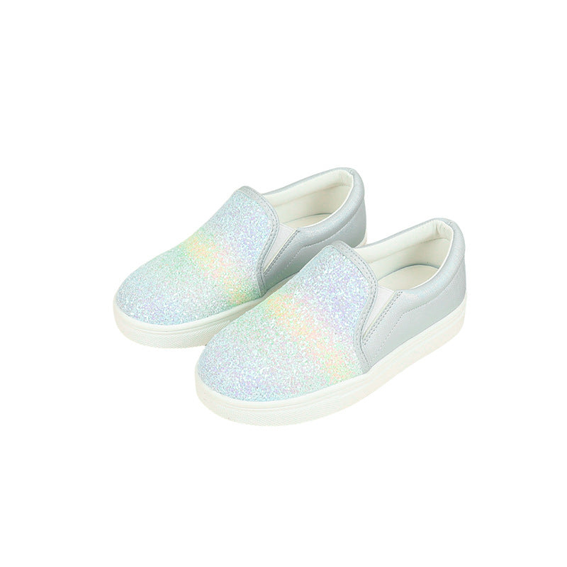 Women's Rainbow Glitter Casual Shoes