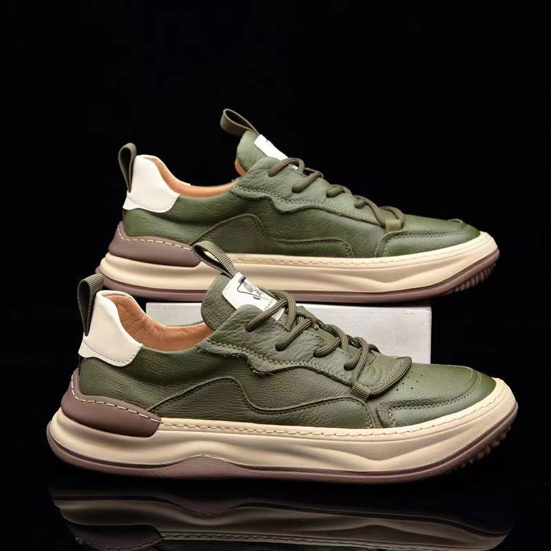 Men's Leather Versatile Casual Shoes