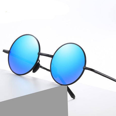 Men's Foldable Round Frame Sunglasses