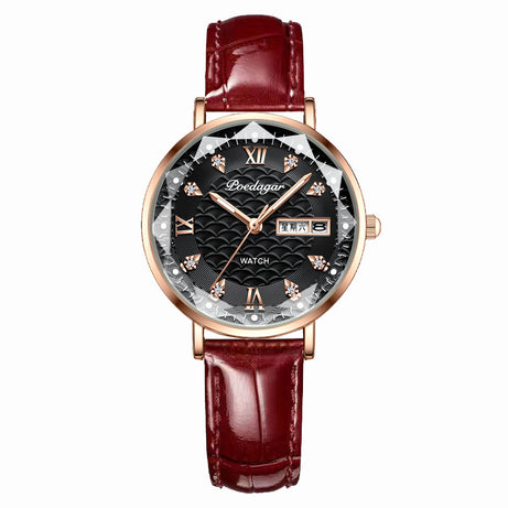 Women's Waterproof Double Calendar Watch