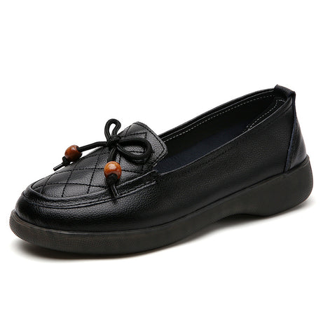 Women's Low-Top Leather Casual Shoes