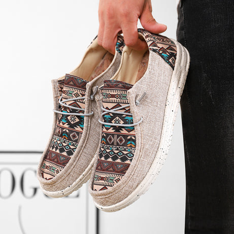 Men's Slip-On Canvas Casual Flats Shoes