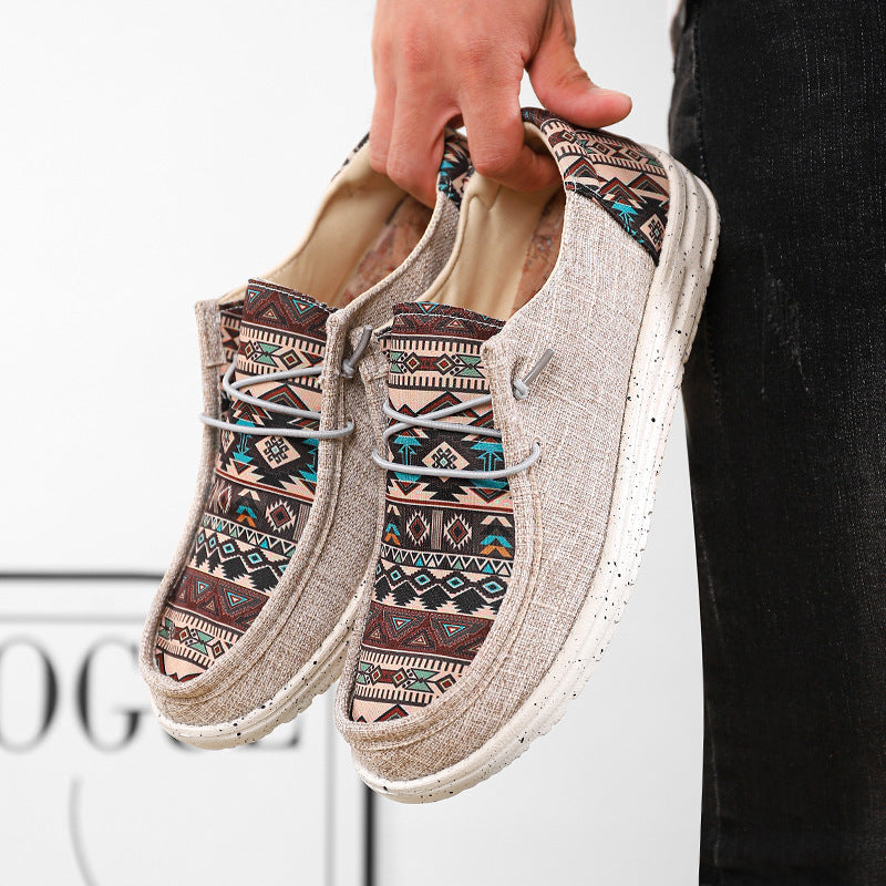 Men's Slip-On Canvas Casual Flats Shoes