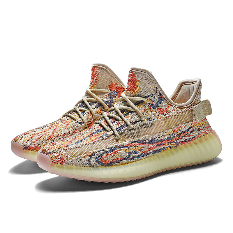 Men's Flying Woven Fashionable Trendy Shoes