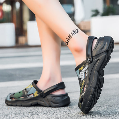 Men's Lightweight Fashionable Buckle Slippers