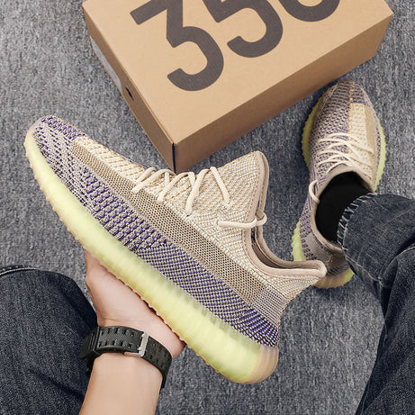 Men's Flying Woven Fashionable Trendy Shoes