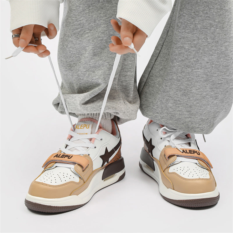 Men's Low-top Color Matching Casual Shoes