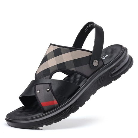 Men's Two-Layer Leather Sandals (In Stock)