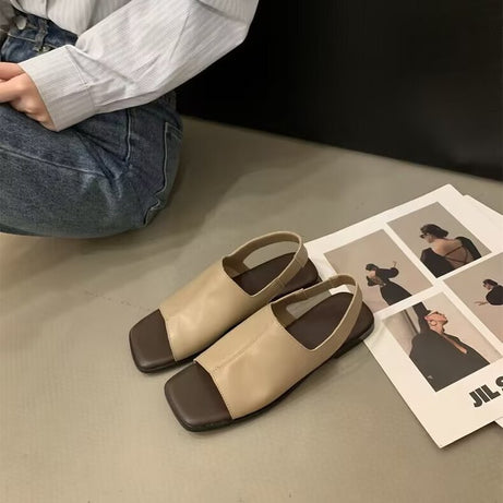 Women's Flat-bottomed Retro Slippers