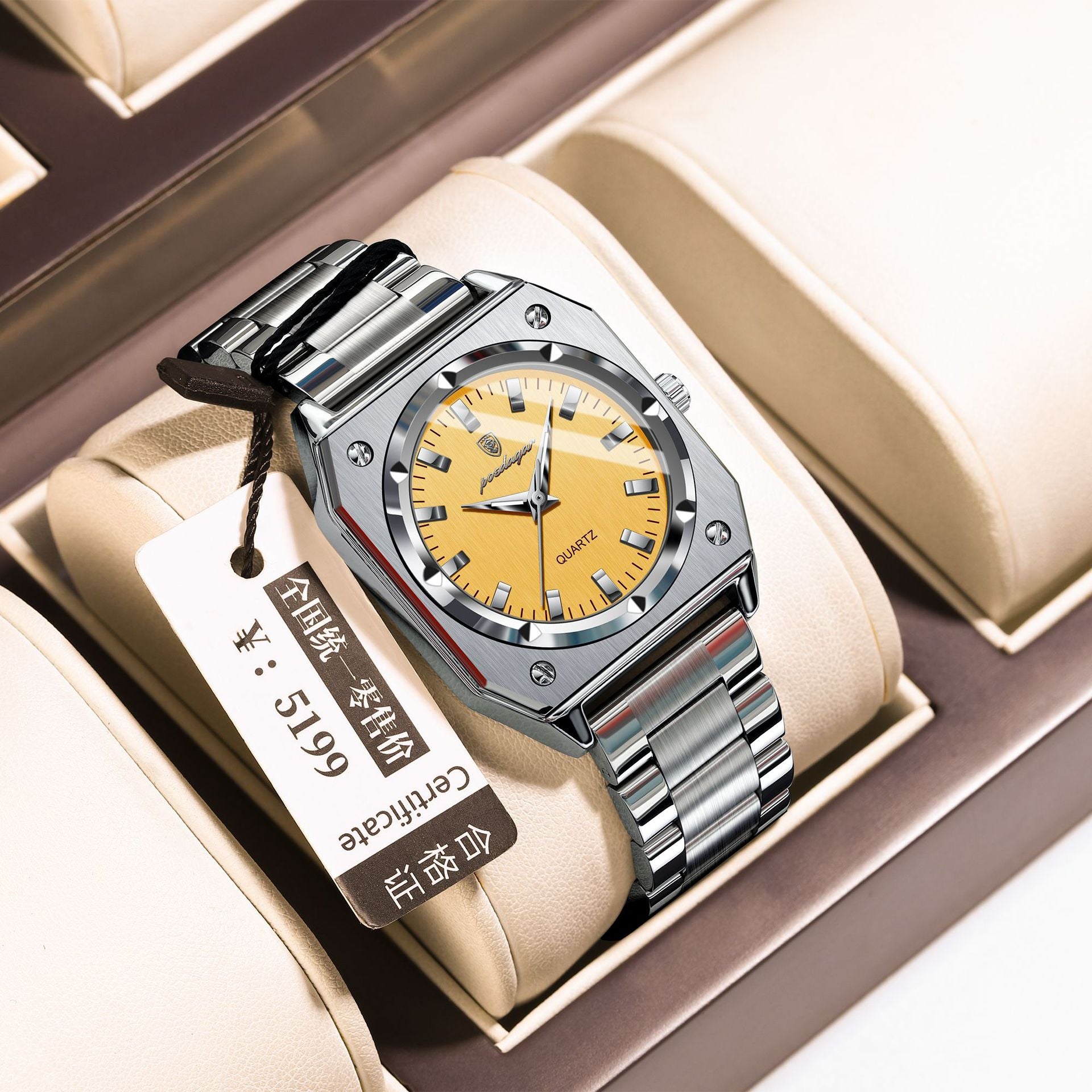 Women's Retro Luminous Square Watch