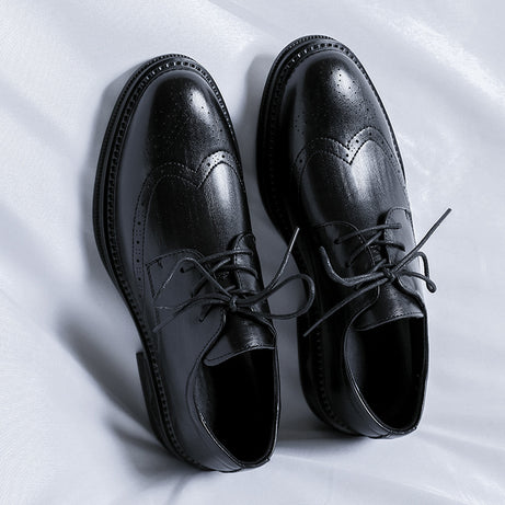 Men's Fashion British Style Leather Shoes