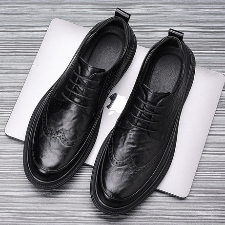 Men's Leather Fashionable Trendy Casual Shoes