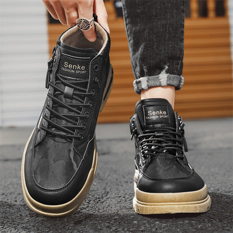 Men's Fashion Trendy Martin Boots Shoes