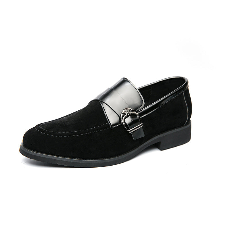 Men's Lazy Loafers Trendy Leather Shoes