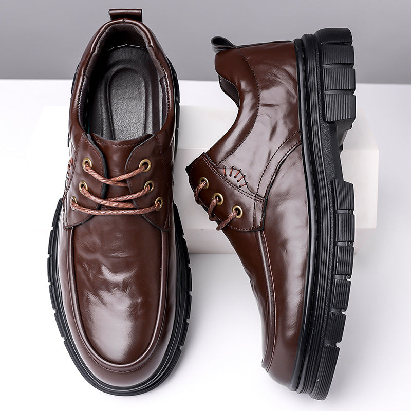 Men's Leather British Style Casual Shoes