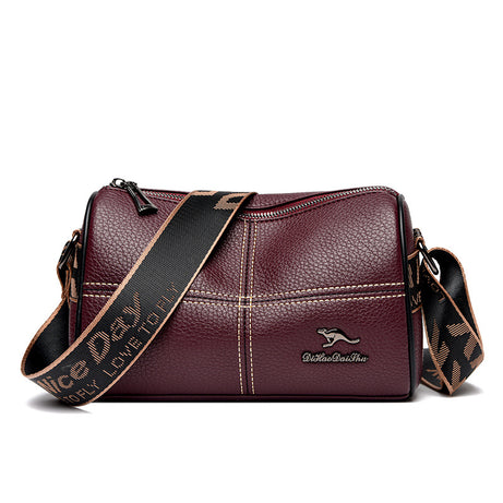 Women's Leather Portable Shoulder Bag