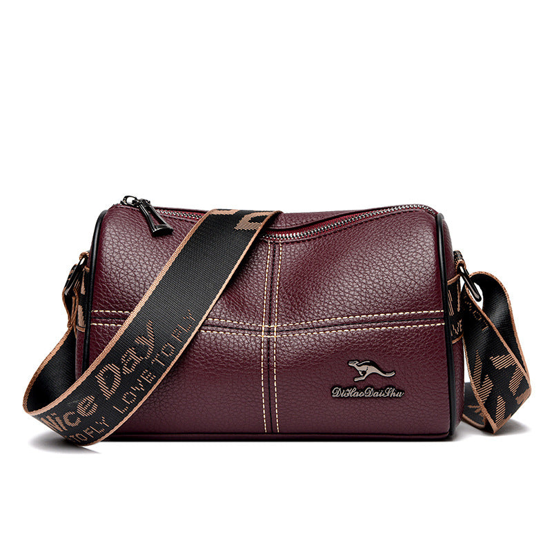 Women's Leather Portable Shoulder Bag