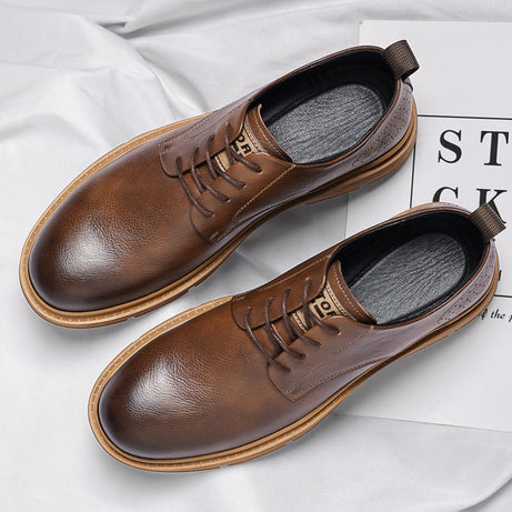 Men's Leather British Style Casual Shoes