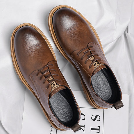Men's Leather British Style Formal Shoes