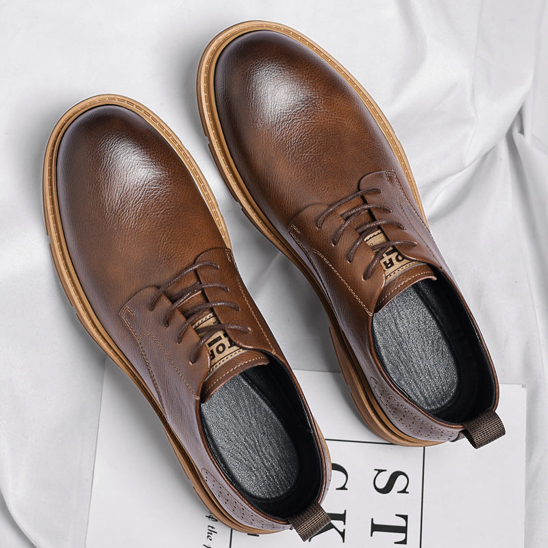 Men's Leather British Style Formal Shoes