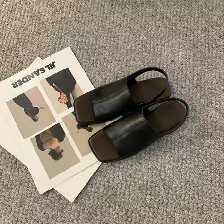 Women's Flat-bottomed Retro Slippers