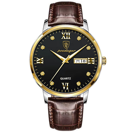 Men's Ultra-thin Fashion Calendar Quartz Watch
