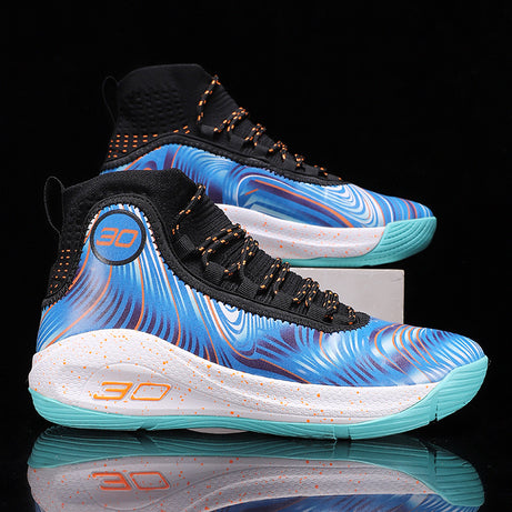 Men's Breathable High-Top Basketball Sports Sneakers