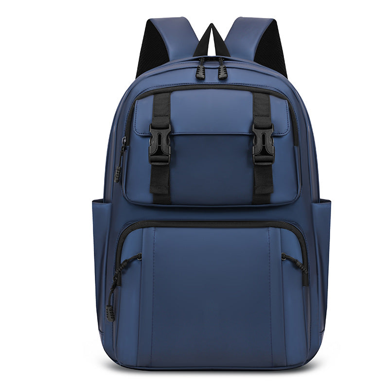 Men's Large Capacity Buckle Trendy Backpack