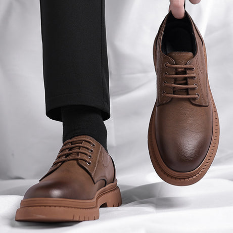 Men's Leather Business Retro Casual Shoes
