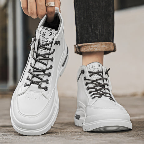 Men's  High-top Thick-soled Retro Trend Tooling Boots