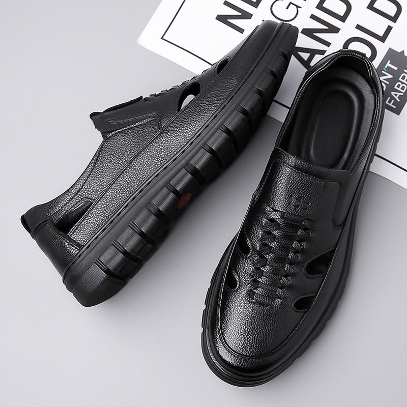 Men's Fashion Leather Sandal Shoes