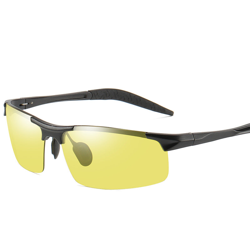 Men's Color-changing Sports Aluminum Polarized Sunglasses