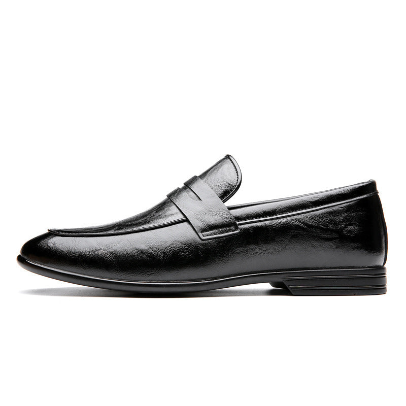 Men's British Leather Fashion Trend Casual Shoes