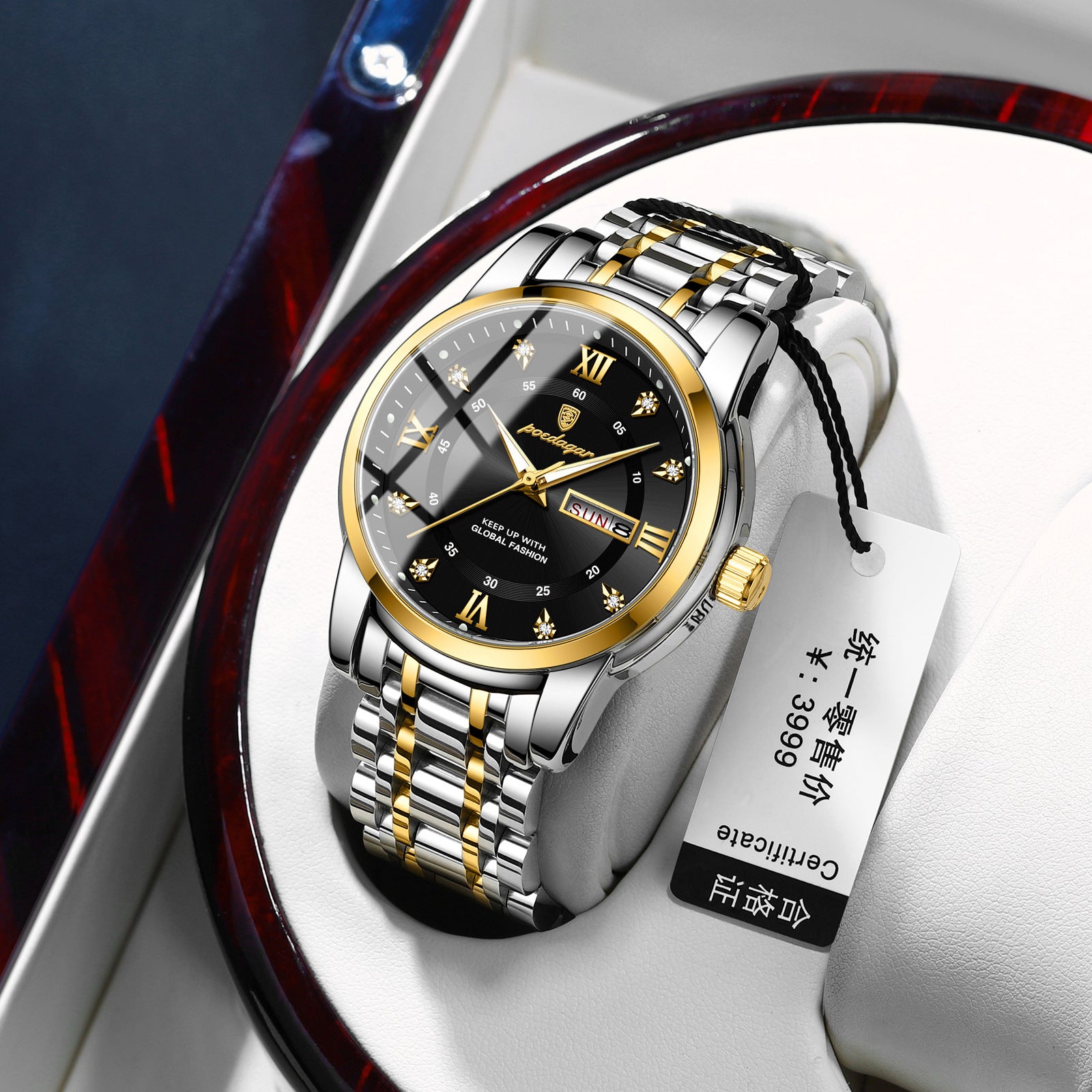 Men's Stainless Steel Explosion  Watch