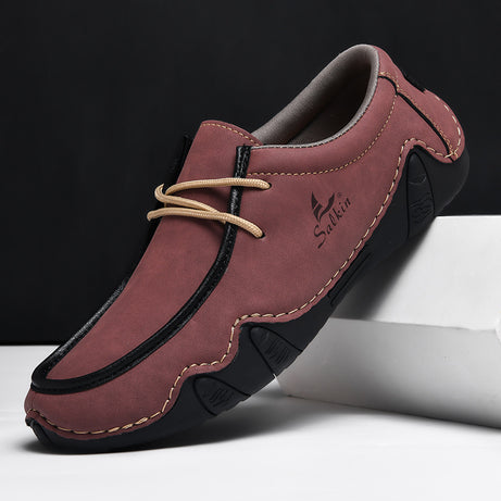 Men's Leather High-End Loafers Casual Shoes