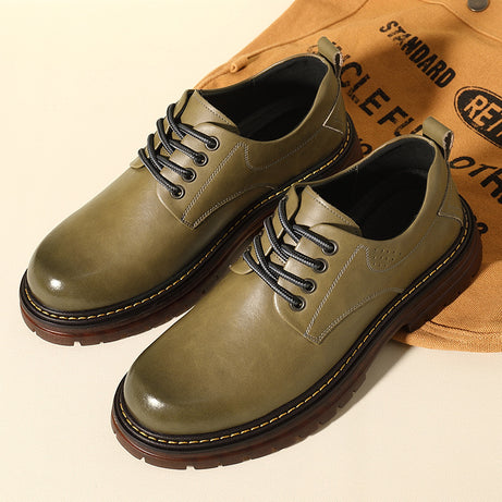 Men's Leather Martin Boots British Style Casual Shoes