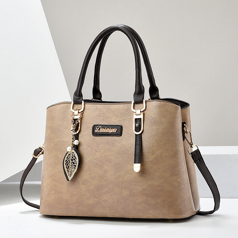 Women's Middle-aged Large Capacity Retro Handbag