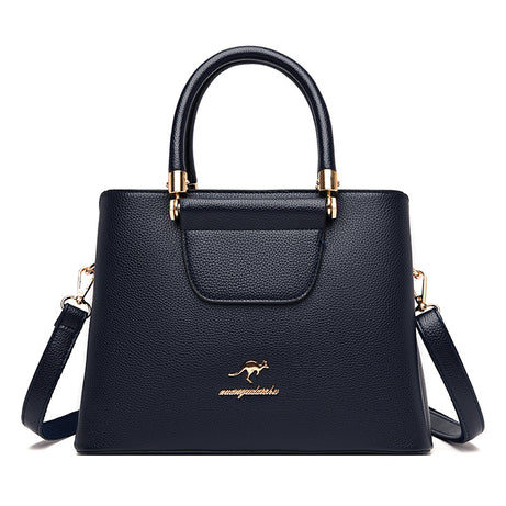 Women's Leather Temperament Shoulder HandBag