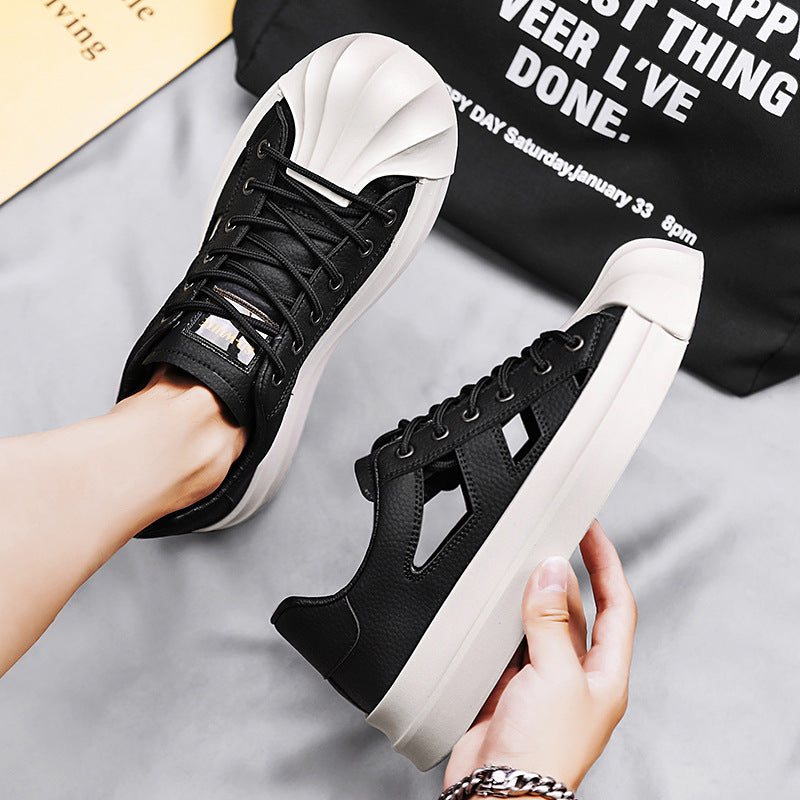 Men's Fashion Trend Shell Head Board Shoes