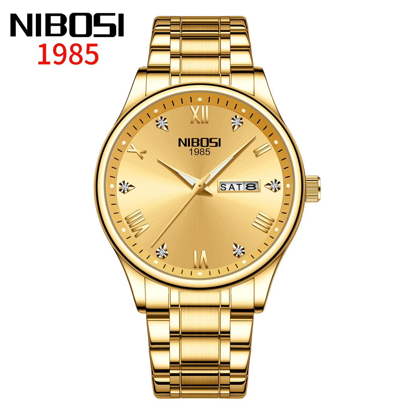 Men's Waterproof Steel Belt Watch