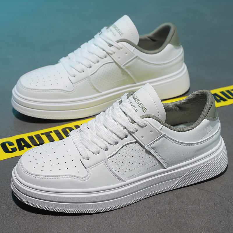 Men's Trendy Leather Casual Sneakers