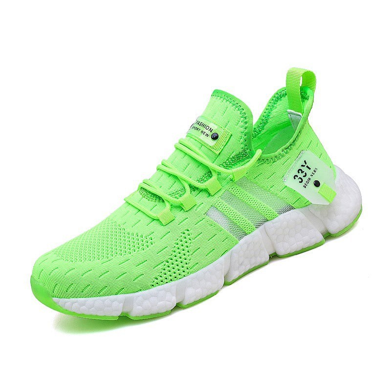 Men's Fly-woven Mesh Breathable Low-top Running Shoes
