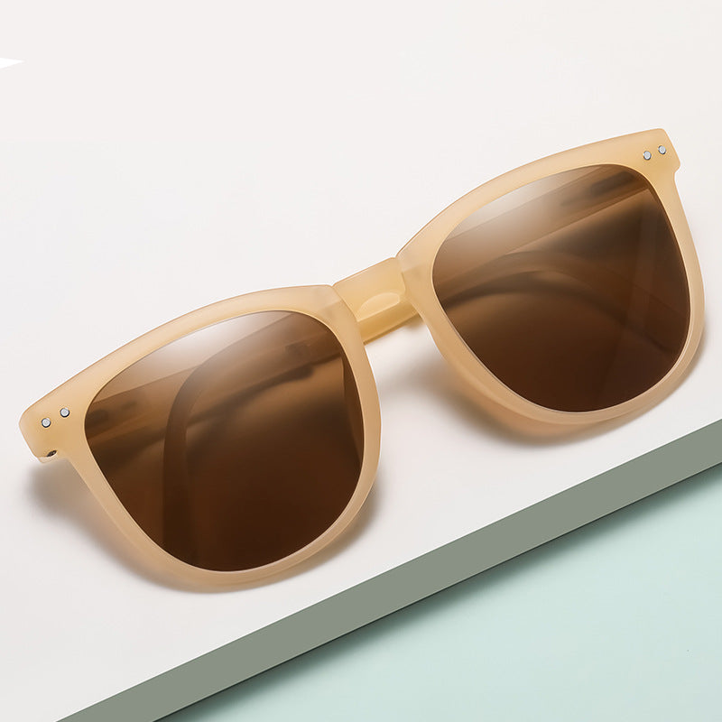 Women's Retro Square UV protect Sunglasses