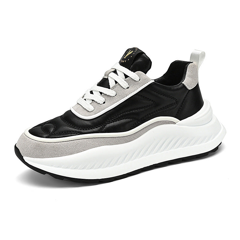 Men's Leather Fashion Outdoor Running Shoes