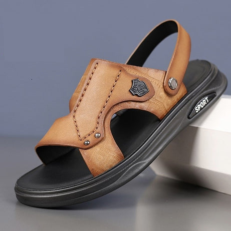 Men's Leather Breathable Sandals