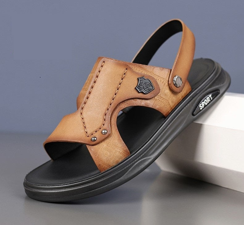 Men's Leather Breathable Sandals